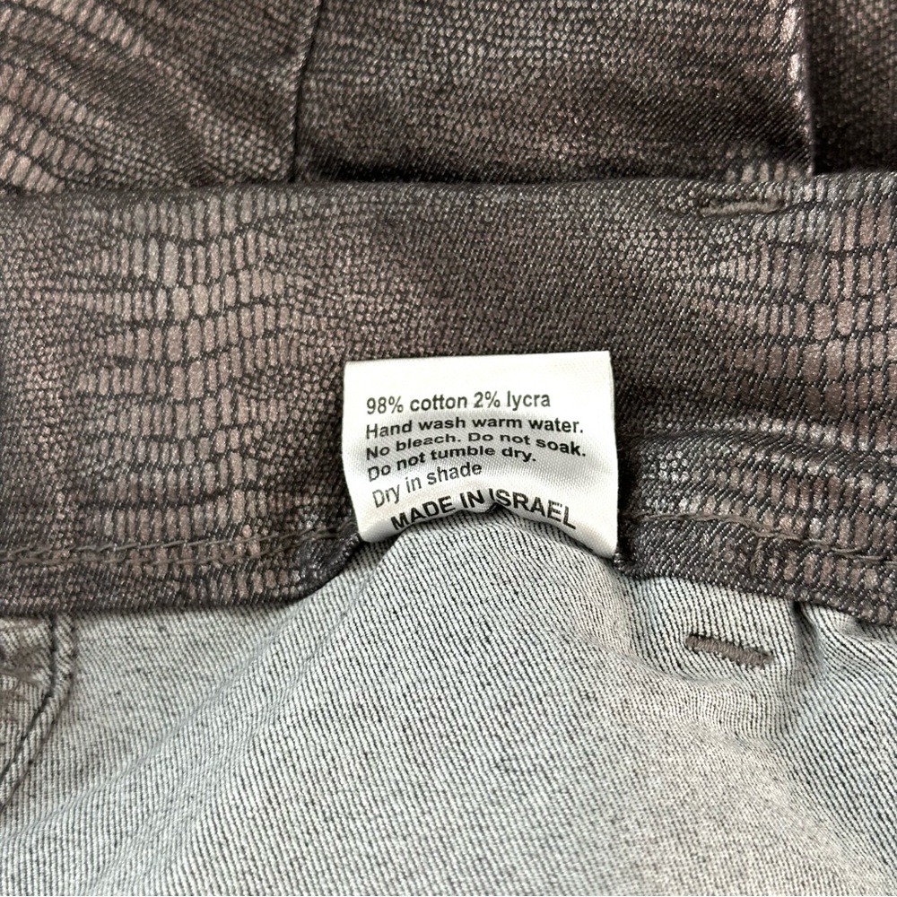 Bevy Flog Dafna Metallic Shimmer Python Snake Pan… - image 12